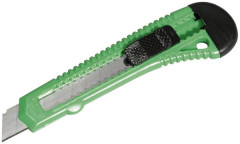 Нож строительный 18мм, пластмассовый