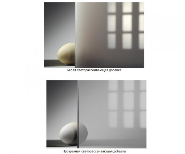 Монолитный поликарбонат 2050х3050х3мм (светорассеивающий 80%) Kiwi Полигаль