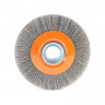 Щетка-крацовка дисковая 200х32-16мм, гофрированная проволока, для точила Patriot 813010018