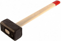 Кувалда кованая с деревянной ручкой, 6 кг