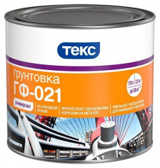 Грунтовка антикоррозионная ГФ-021 Универсал серая ТЕКС 2,5 кг.