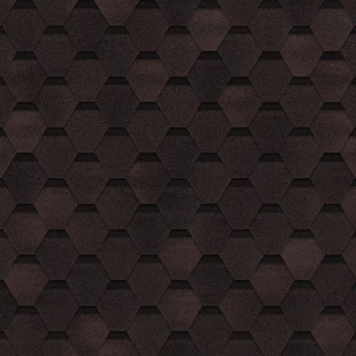 Гибкая мягкая черепица Шинглас (Shinglas) Оптима Соната, Коричневый 3м2, Технониколь 678533