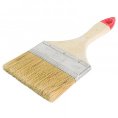 Кисть плоская 100мм, натуральная щетина, Классик Стандарт T4P 0111116