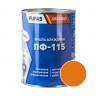 Эмаль ПФ-115 оранжевая Decoself Pufas, 0,9кг
