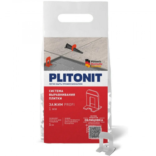 Зажим система выравнивания плитки 1мм SVP-PROFI, 500шт. Plitonit