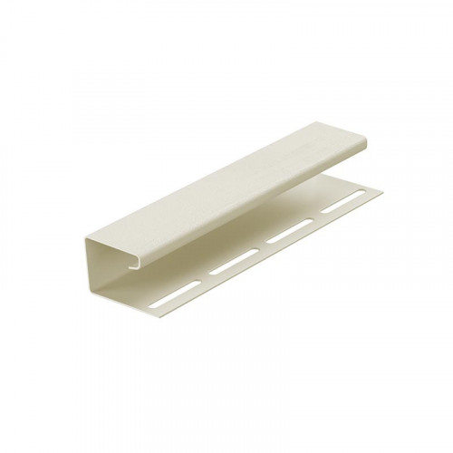 J-Профиль для сайдинга 3050мм, пломбир Docke PREMIUM