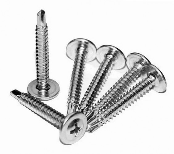 Саморез прессшайба цинк 4,2*41 сверло, 100 шт.