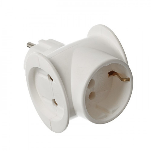 Тройник 10А с заземлением