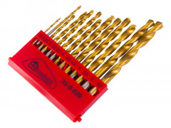 Набор сверл по металлу, 1,5-6,5 мм, 13 предметов, HSS TIN Hobbi 35-0-030