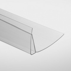 Профиль пристенный FP 8-10мм прозрачный L=6м Полигаль