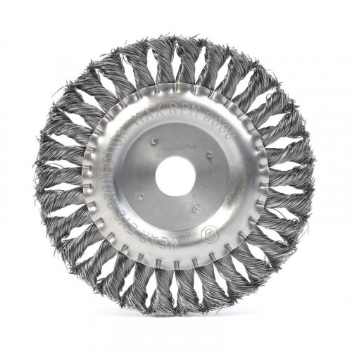 Щетка-крацовка дисковая 150х22мм, витая проволока, для УШМ Patriot 813010012