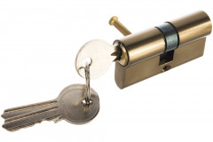 Цилиндровый механизм под ключ FZ Е AL 60 AB Античная бронза