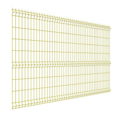 3Д забор сетчатый 1530х2500х3,5мм желтый (1021) 200х55мм Light Grand Line