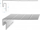 J-Фаска (ветровая доска) для винилового сайдинга 3050мм, пломбир Деке PREMIUM