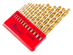 Набор сверл по металлу, покрытие из нитрида титана 2-8 мм, 13 предметов РемоКолор 35-0-031