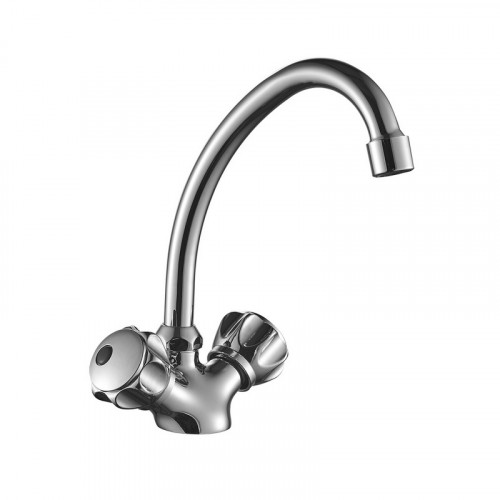 Смеситель для кухни двуручный поворотный излив Decoroom DR50028R