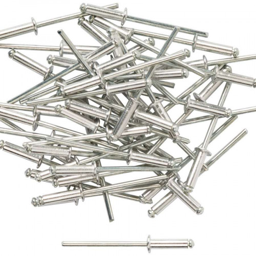 Заклепки вытяжные комбинированные 4,8х18 алюминий/сталь, 500шт