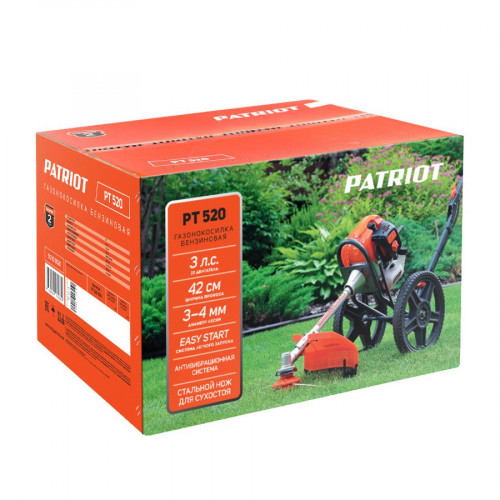 Триммер бензиновый колесный PT 520 Patriot 512109520