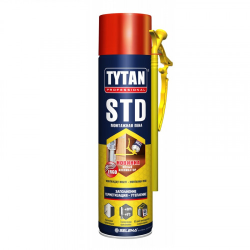 Монтажная пена бытовая Tytan Professional STD Эрго (500 мл) летняя