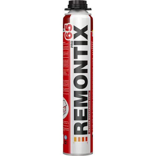Пена монтажная профессиональная летняя Remontix Pro 65 (870 мл)