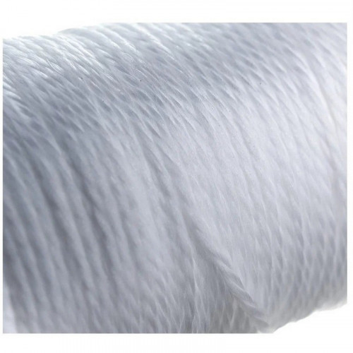 Шнур полипропиленовый крученый 1,5мм*100м белый 29 кгс Сибртех 93961