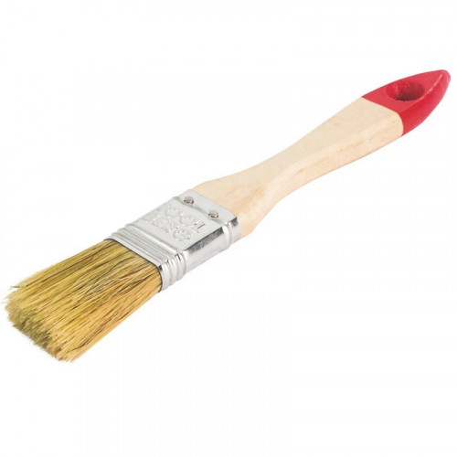 Кисть плоская 25мм, натуральная светлая щетина, Классик Стандарт T4P 0111111