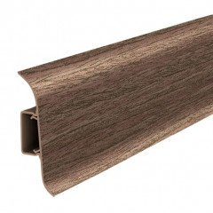 Плинтус Ideal Классик 55, 292 Орех миланский, 2,2м с кабель-каналом