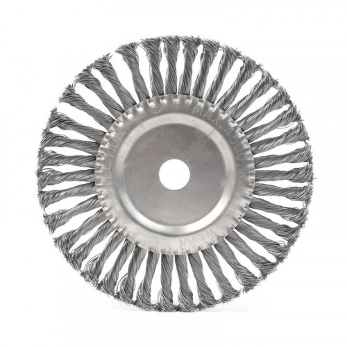 Щетка-крацовка дисковая 200х22мм, витая проволока, для УШМ Patriot 813010014