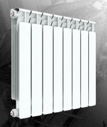 Радиатор биметаллический Base 500 4 секции RIFAR, цвет-белый