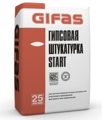 Штукатурка гипсовая Gifas Start, 25кг