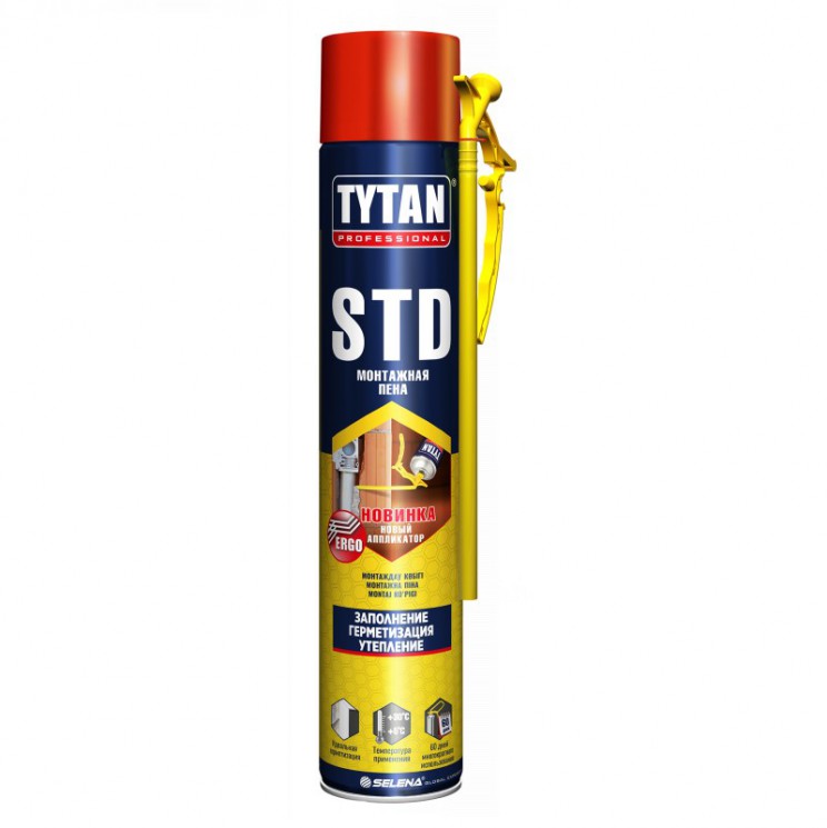 Монтажная пена бытовая Tytan Professional STD Эрго (750 мл) летняя