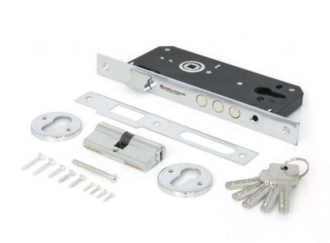 Замок врезной Palladium 2000 Хром