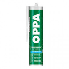 Герметик силиконовый универсальный белый OPPA 270 гр