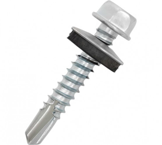 Саморез 4,8х28 кровельный сверло, цинк, SWFS 250шт