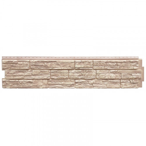 Фасадная панель Крымский Сланец жемчужный 306х1487мм, Я-Фасад Grand Line