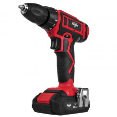 Дрель-шуруповерт аккумуляторная 20В, 2х1,7Ач, Li-Ion Elitech ДА 202СЛ (E2201.017.01)