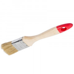 Кисть плоская 38мм, натуральная светлая щетина, Эксперт T4P 0101115