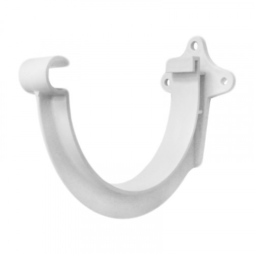Кронштейн желоба ПВХ белый Мурол