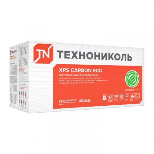 Пенополистирол XPS CARBON ECO (1180*580*30) 13шт. 8,8972м2 (0,266916м3) Технониколь