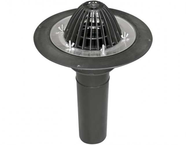 Воронка кровельная БФ с обжимным фланцем 110х450мм Технониколь 033260