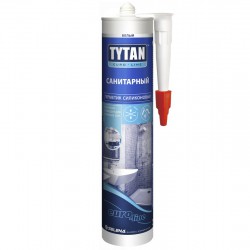 Герметик силиконовый санитарный белый Tytan Euro-Line (290 мл)