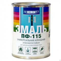 Эмаль ПФ-115 универсальная глянцевая, бежевая Proremontt Лакра 1,9кг