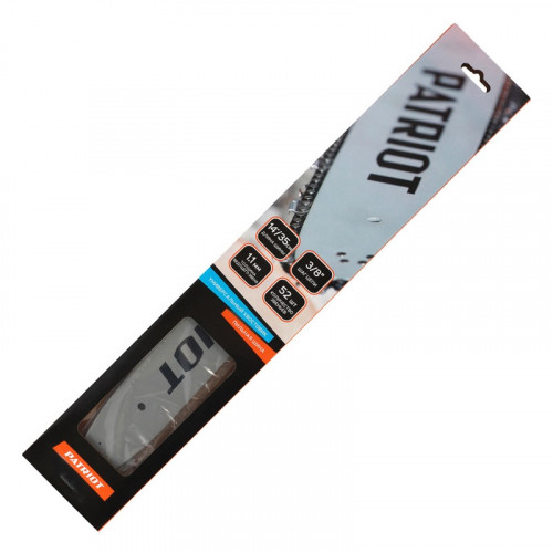 Шина пильная Patriot P140SPEA074 14'', 3/8", 1.1 мм, 52 звена 867131444