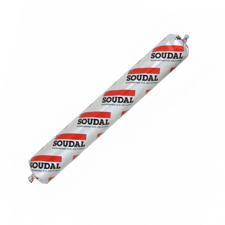 Герметик полиуретановый Soudaflex 40FC серый SOUDAL (600 мл)