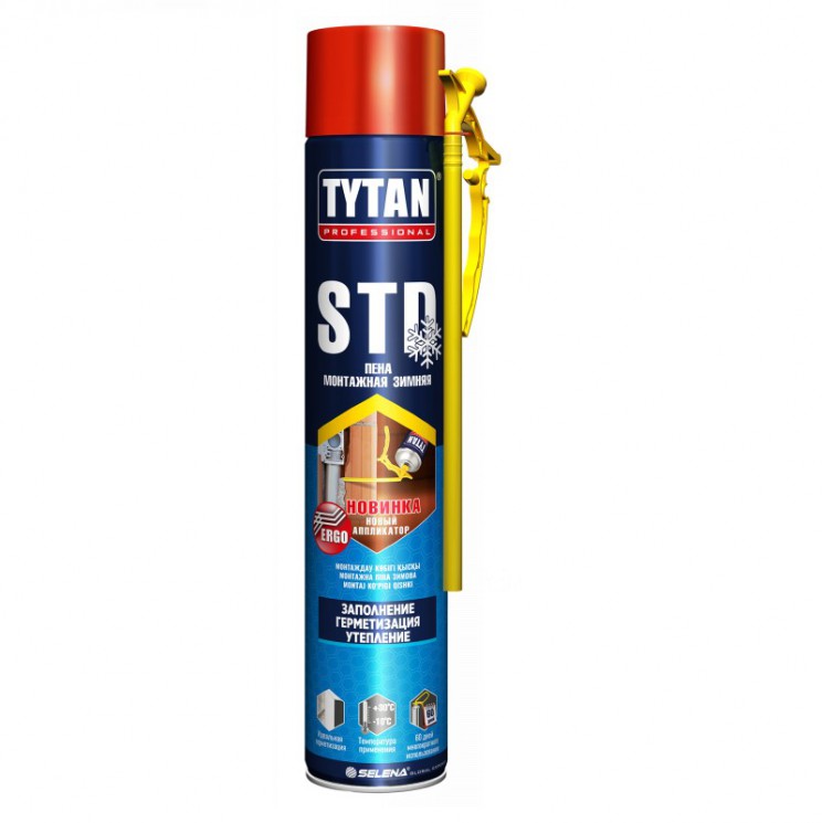 Монтажная пена бытовая Tytan Professional STD Эрго (750 мл) зимняя
