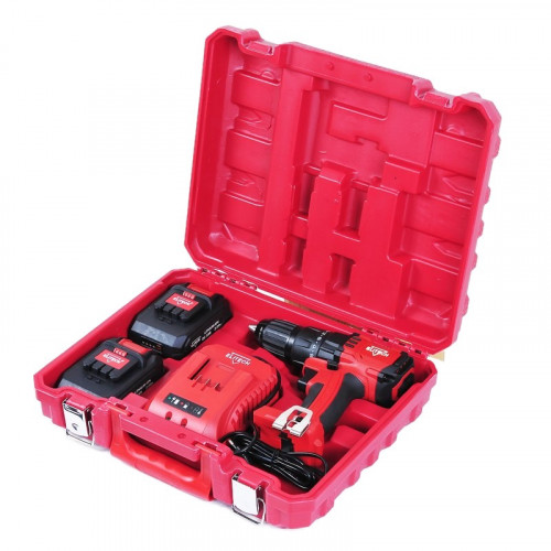 Дрель-шуруповерт аккумуляторная 18В, 2х2Ач, Li-Ion Elitech ДА 18БЛ2 (E2201.011.01)