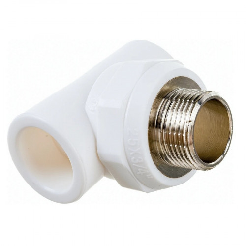Тройник комбинированный 25х3/4х25 наружная резьба Valtec VTp.733.0.02505