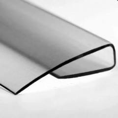 Профиль торцевой UP 6мм прозрачный L=2,1м, Новаттро