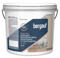 Клей акриловый готовый к применению для всех обоев Bergauf Deko Fixer 10 кг