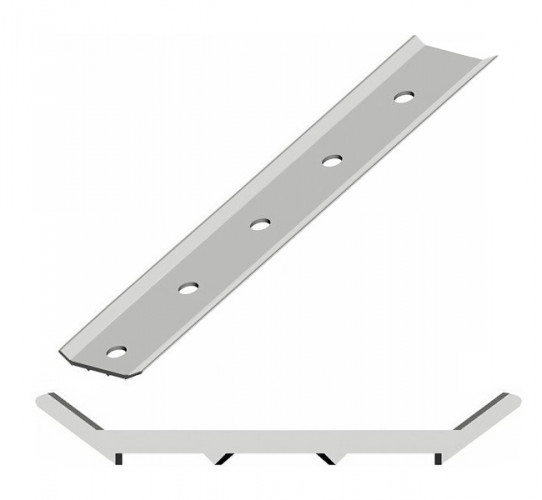 Рейка прижимная алюминиевая Технониколь 2000х25х1,8 мм ЭКО